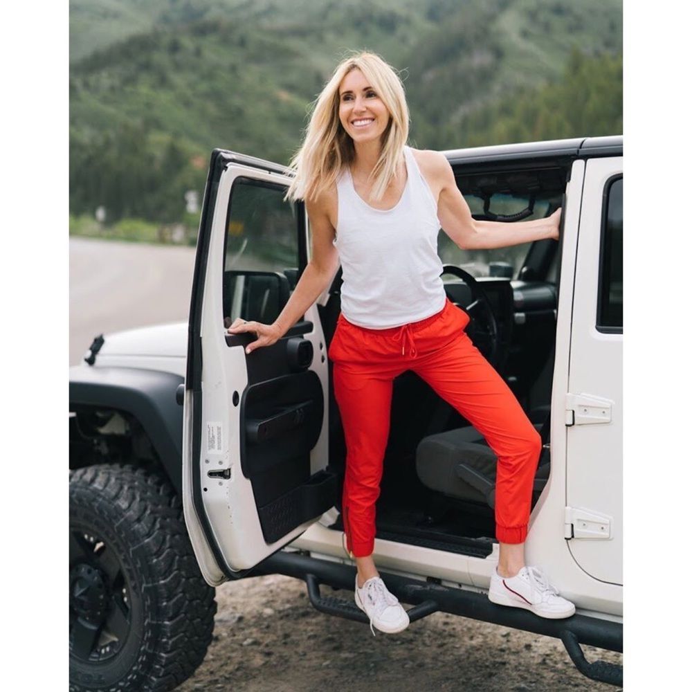 ZYIA Red Track Pants